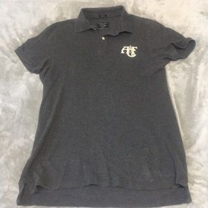 Gray polo shirt